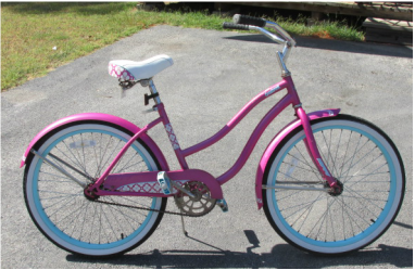 1980's pink huffy bike